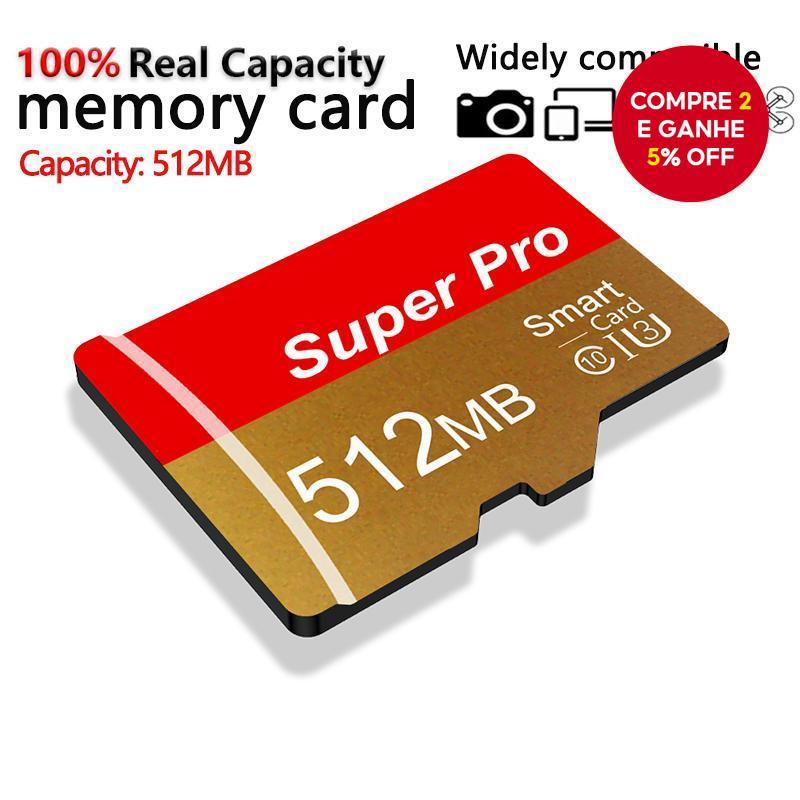 Original Mini De Alta Velocidade 512MB/256MB/128MB/64MB Cartão Micro SD/TF Câmera De Memória U3 Para Dispositivos Móveis