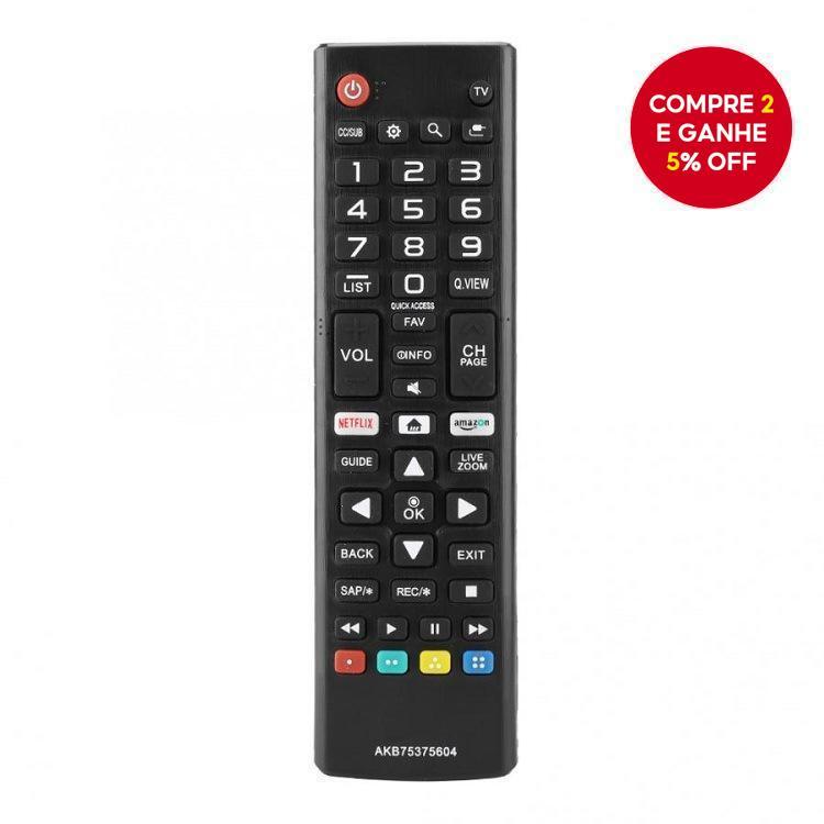 AKB75375604 Controle Remoto Para LG Smart TV-4K 3D LED LCD HDTV