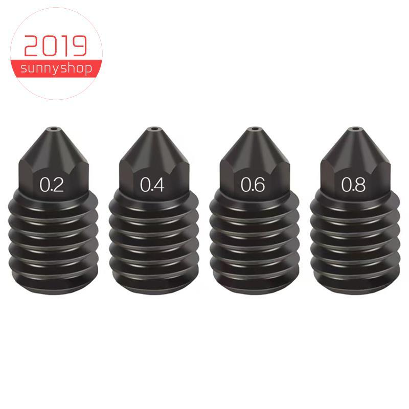 [Bestseller S] Para Lab A1/H2D/Min Bico De Aço Endurecido 0.2 0.4 0.6 0.8 Mm Bicos De Cabeça De Impressão Peças De Impre