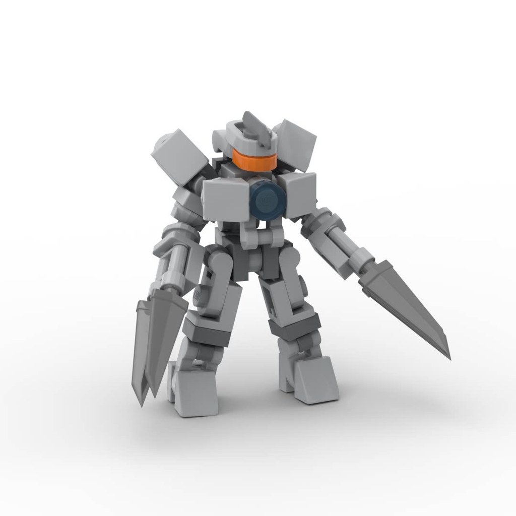 Blocos de Montar MOC Guerreiro Mecha da Borda do Pacífico Versão Q Robô Wanderer da Vingança Brinquedo de Montar