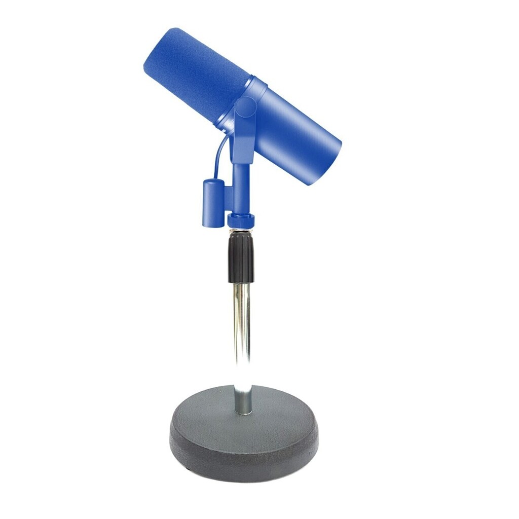 Pedestal De Mesa Para Microfone Suporte Microfone Regulável Base Ferro