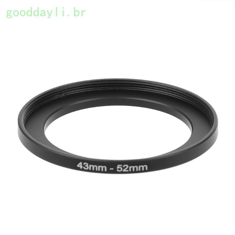 GOO 43mm A 52mm Metal Step Up Anéis Adaptador Lente Filtro Acessórios Ferramenta Câmera