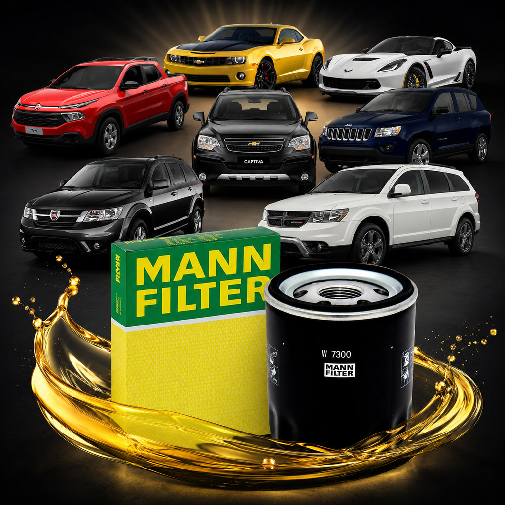 Filtro Óleo Fiat Freemont Jeep Compass MANN-FILTER W7300