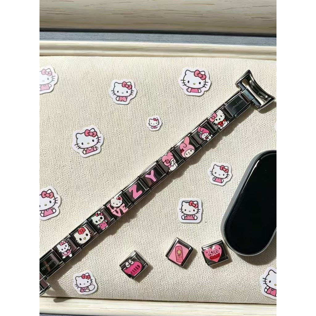 Original bonito módulo pulseira relógio corrente adequada para Xiaomi pulseira 8