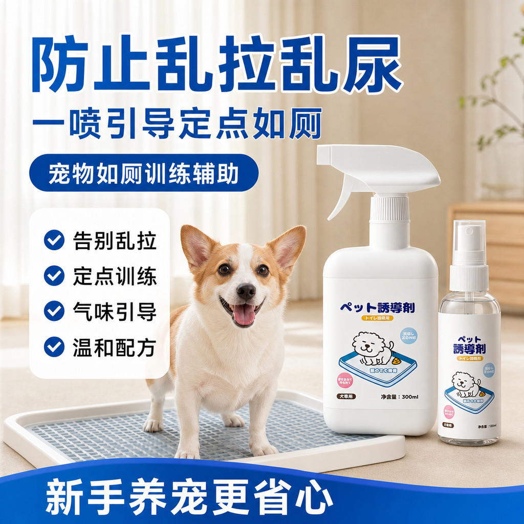 Cão ponto fixo defecação indutor guia de treinamento cães vão para banheiro cães fezes Bichon filhote de cachorro defeca