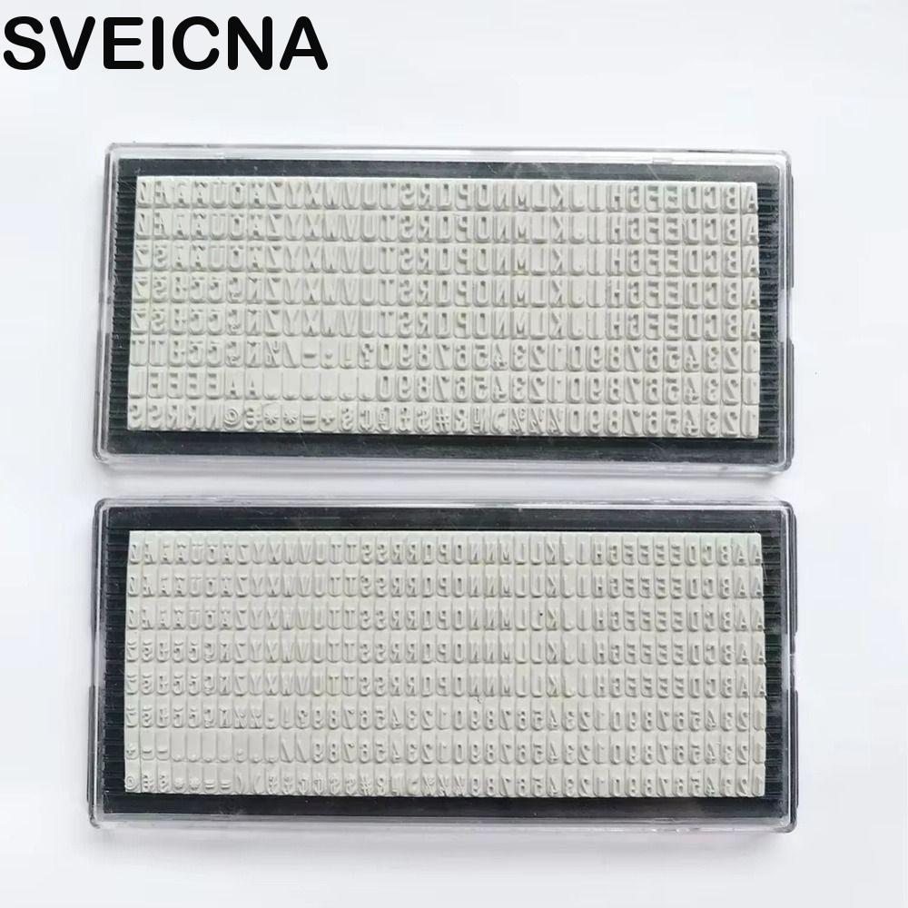 Placa De Letras De Carimbo SVEICNA , Digitais Reutilizáveis De 3 Mm 4 6.4 , DIY De Endereço De Nome