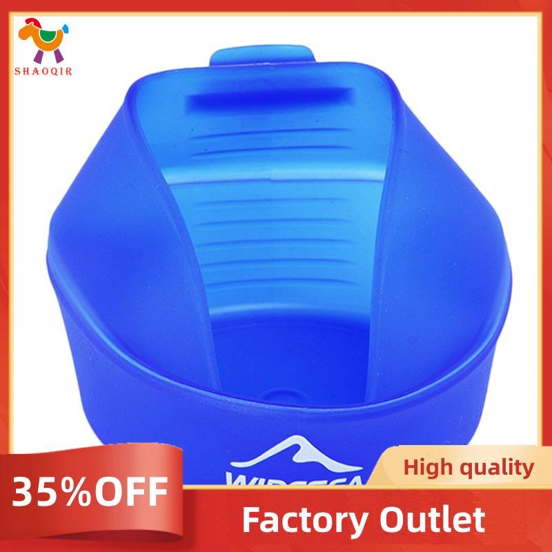 Acampamento 250Ml TPE Copo Dobrável Ao Ar Livre Bolso Tigela Talheres Panelas Alça Portátil Caneca Turismo Caminhadas