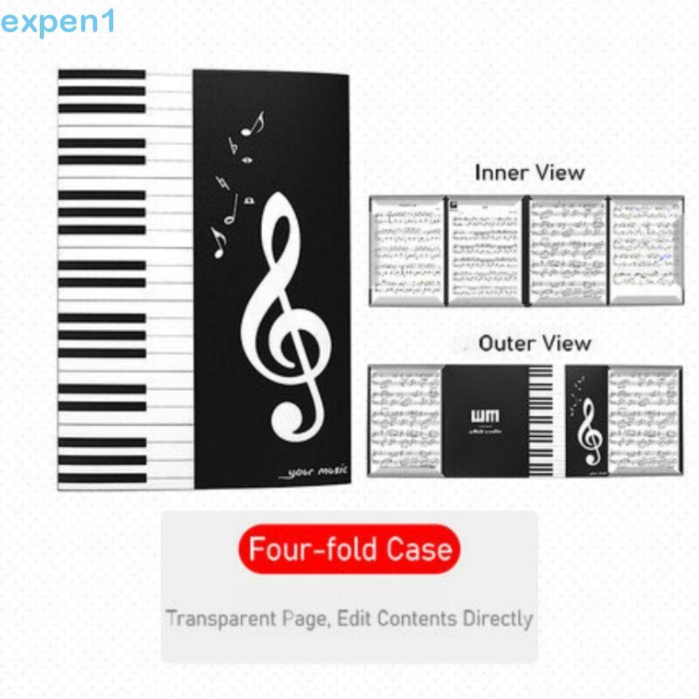 Suporte Para Partitura De Música EXPEN , Folha De Armazenamento Editável Diretamente , Pasta De Partituras De Piano De Q