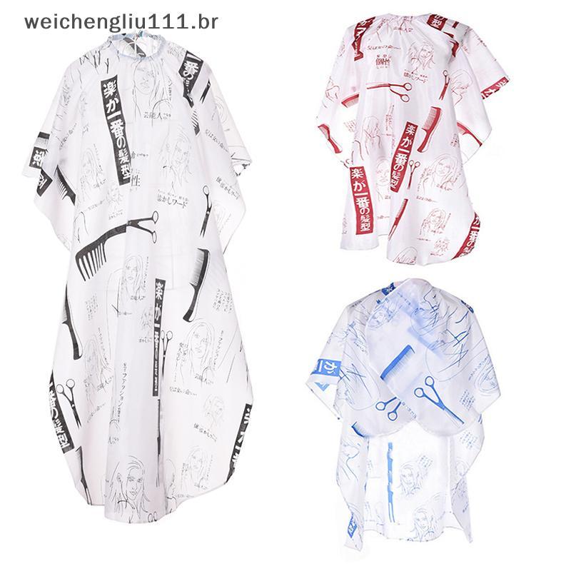 # weicheng Capa De Cabeleireiro Para Corte De Salão De Beleza , Barbeiro , Avental , Ferramenta De Estilo De Pano .