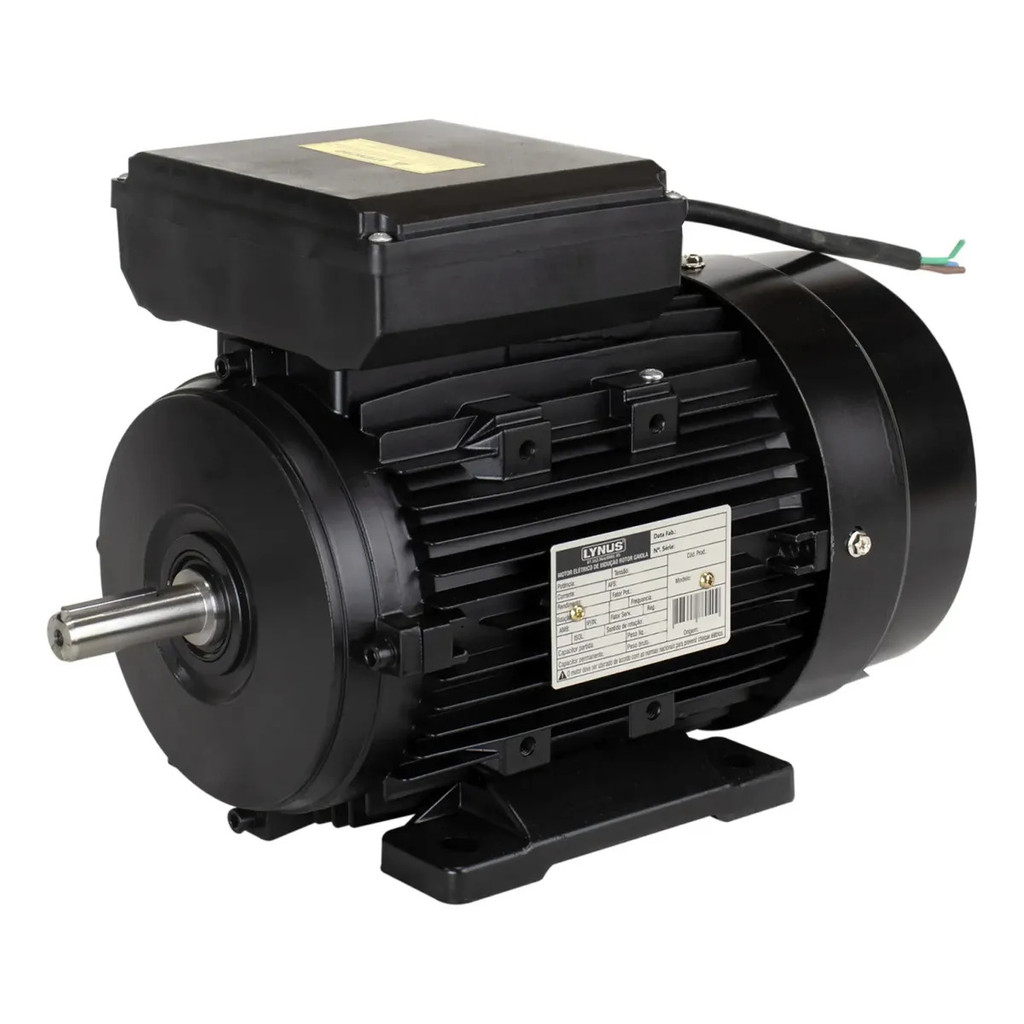Motor Indutivo Elétrico Alta Rotação 2cv 3400rpm Bivolt Mono Ml2