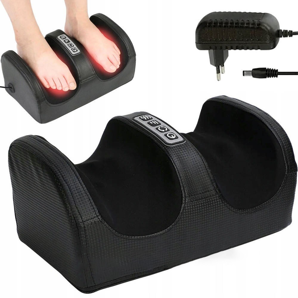 Massageador de Pés e Pernas Relaxante Com Aquecimento Massagem Shiatsu 3 Níveis BIVOLT