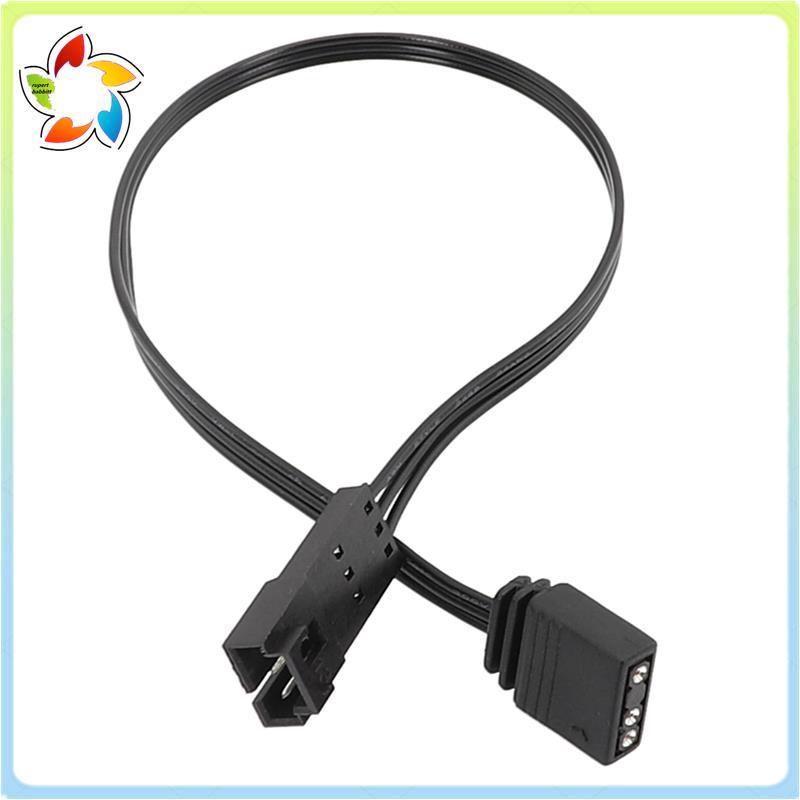 Cabo Conector Adaptador Para 5V ARGB 3PIN Placa-Mãe 5V 3PIN Fêmea Luz De Controle Da