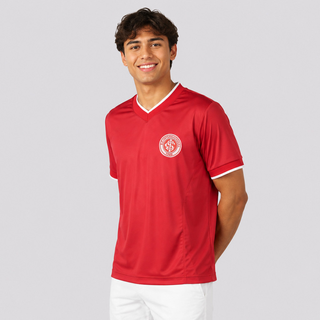 Camisa Internacional Esportiva Juvenil Vermelha · foto 2