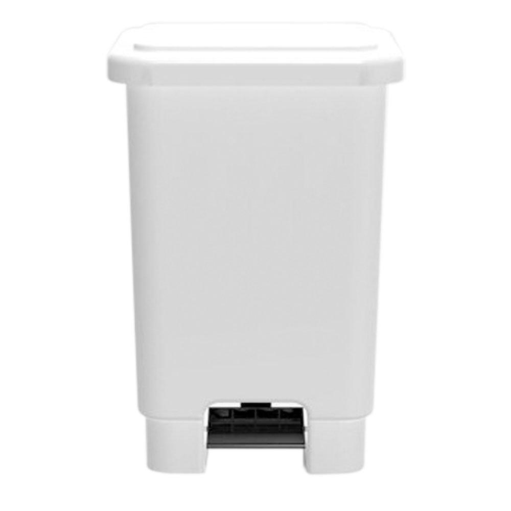 Lixeira Branca 100 Litros com Pedal - Lar Plásticos