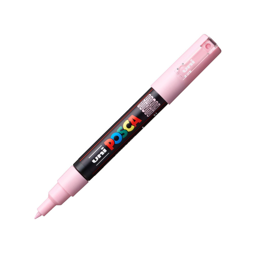 Caneta Posca PC-1M Rosa Claro Uni-Ball