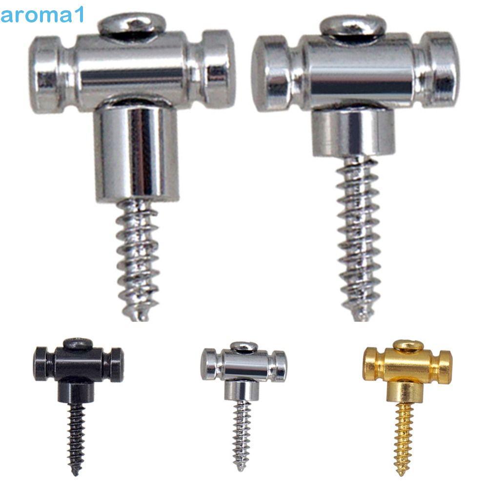 AROMA1 2 Pçs/set Botão De Pressão De Corda De Guitarra , Guia De Acorde Fixo Rolo Retentor De Árvores