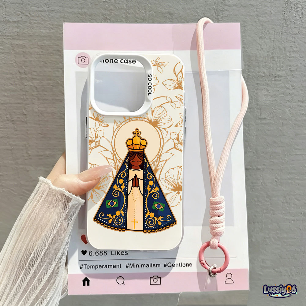 Capa À Prova De Choque Com Cordão Para POCO X7 Pro X6 X5 M7 M6 X3 M7 C75 C65 C71 C55 C40 M5S Nossa Senhora Aparecida Pro