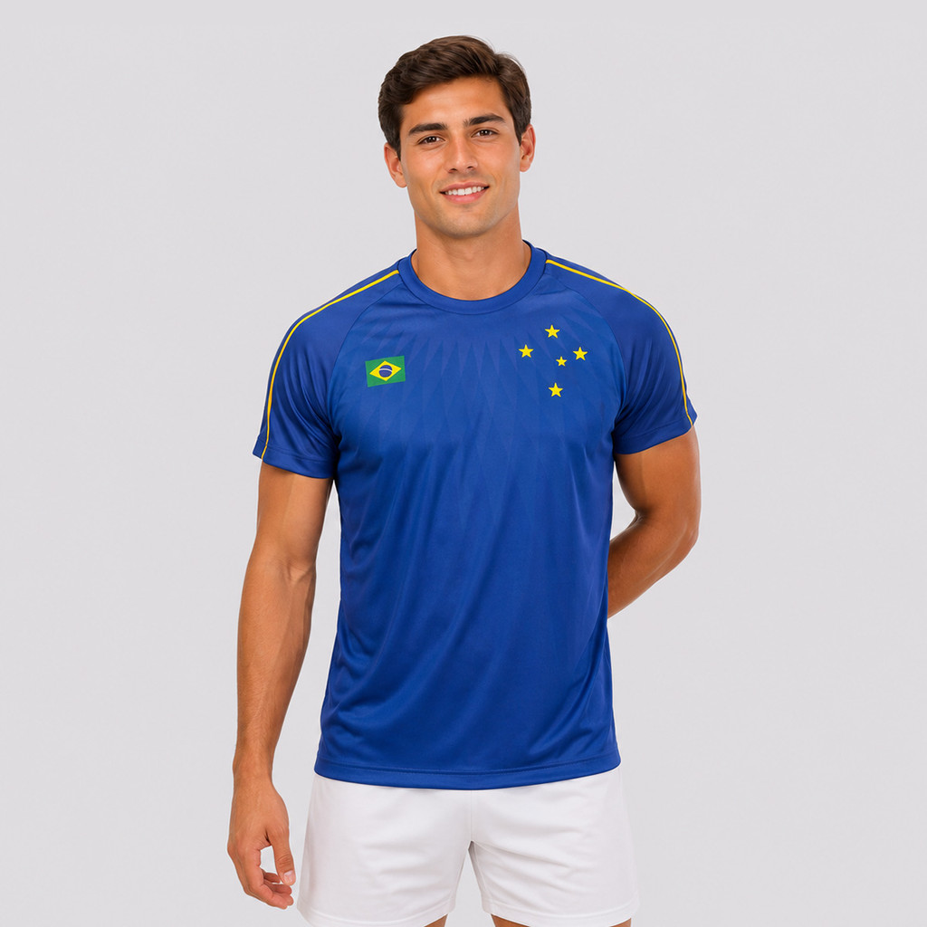 Camisa Cruzeiro Reluz Azul