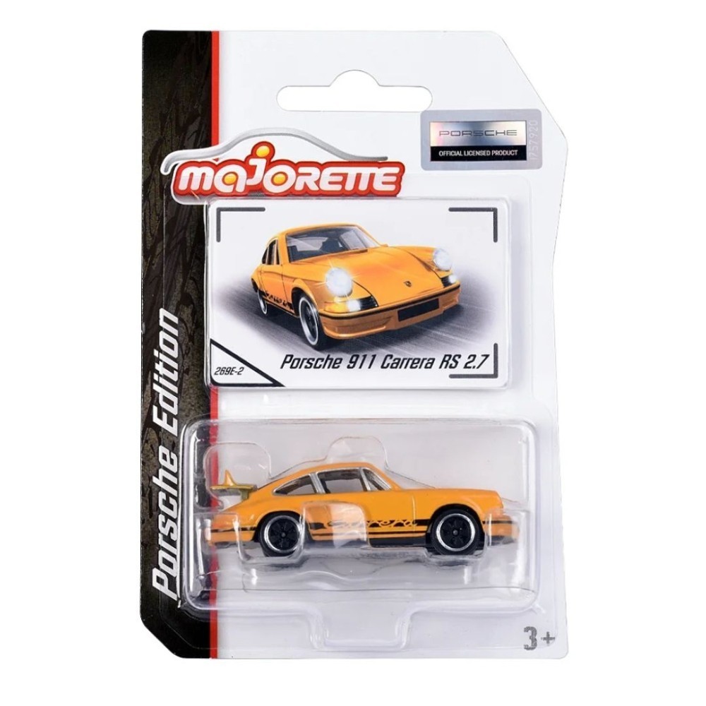 Miniatura Porsche 911 Carrera RS 2.7 1:64 Majorette Porsche Edition