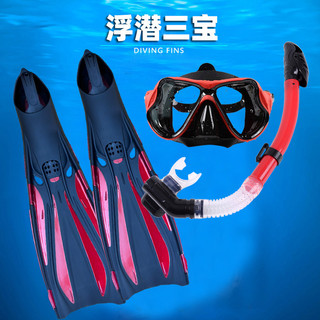 Adulto novo estilo completo seco Snorkel óculos de mergulho barbatanas longas barbatanas pato natação miopia máscara mer