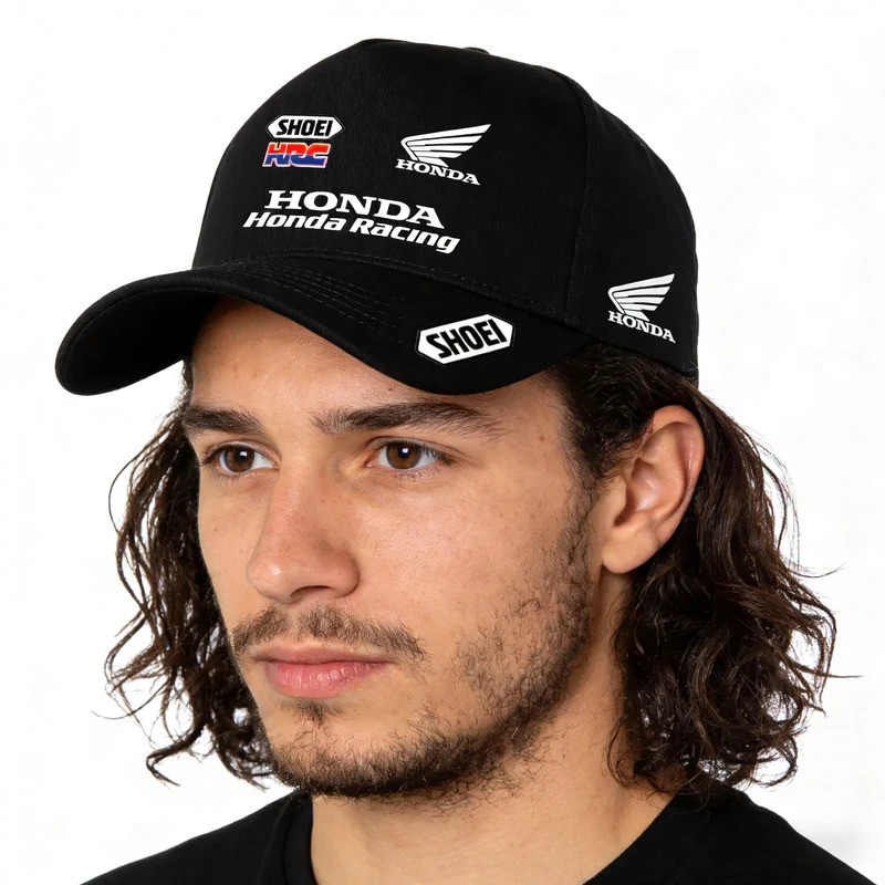 Honda Racing Motocicleta Boné De Beisebol HRC Chapéu Para CB400 CB650F CBF CRF NC750 Ajustável Ao Ar Livre Das Mulheres