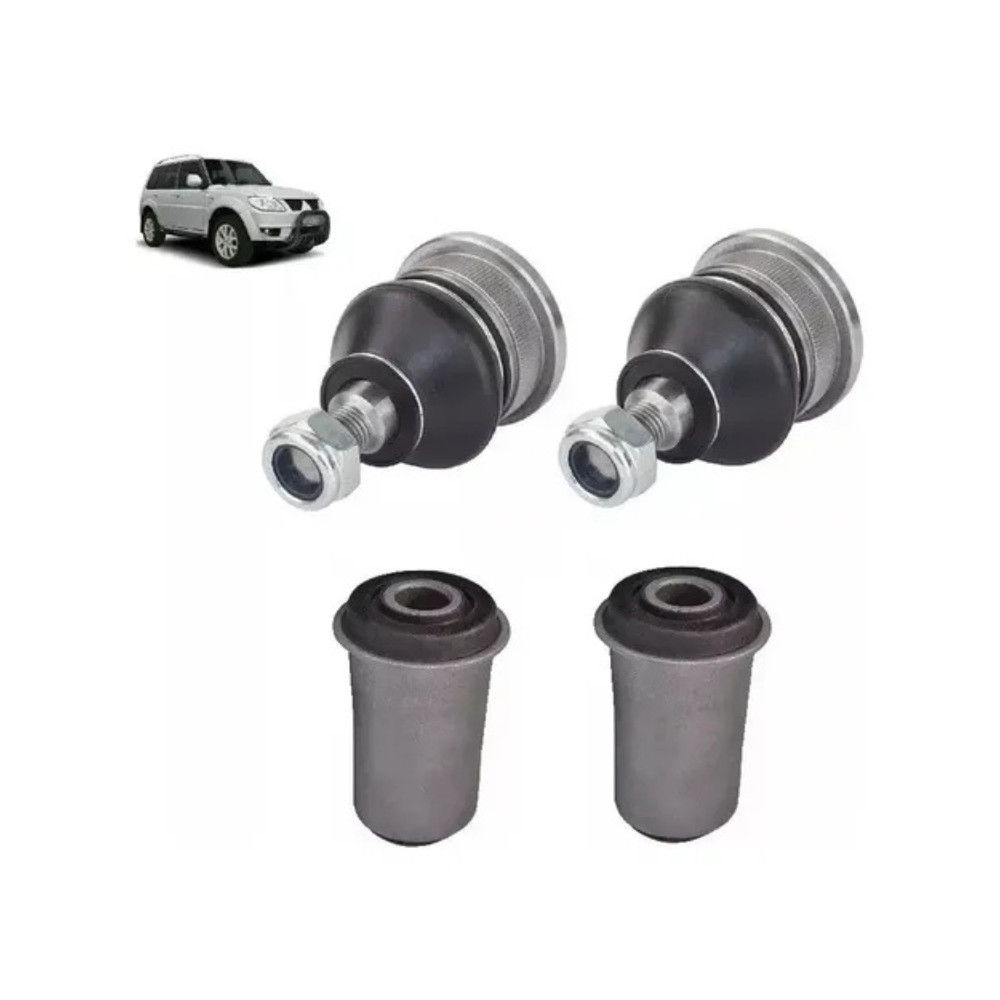 Pivo + Bucha Braço Bandeja Balança Mitsubishi Pajero Tr4 Io