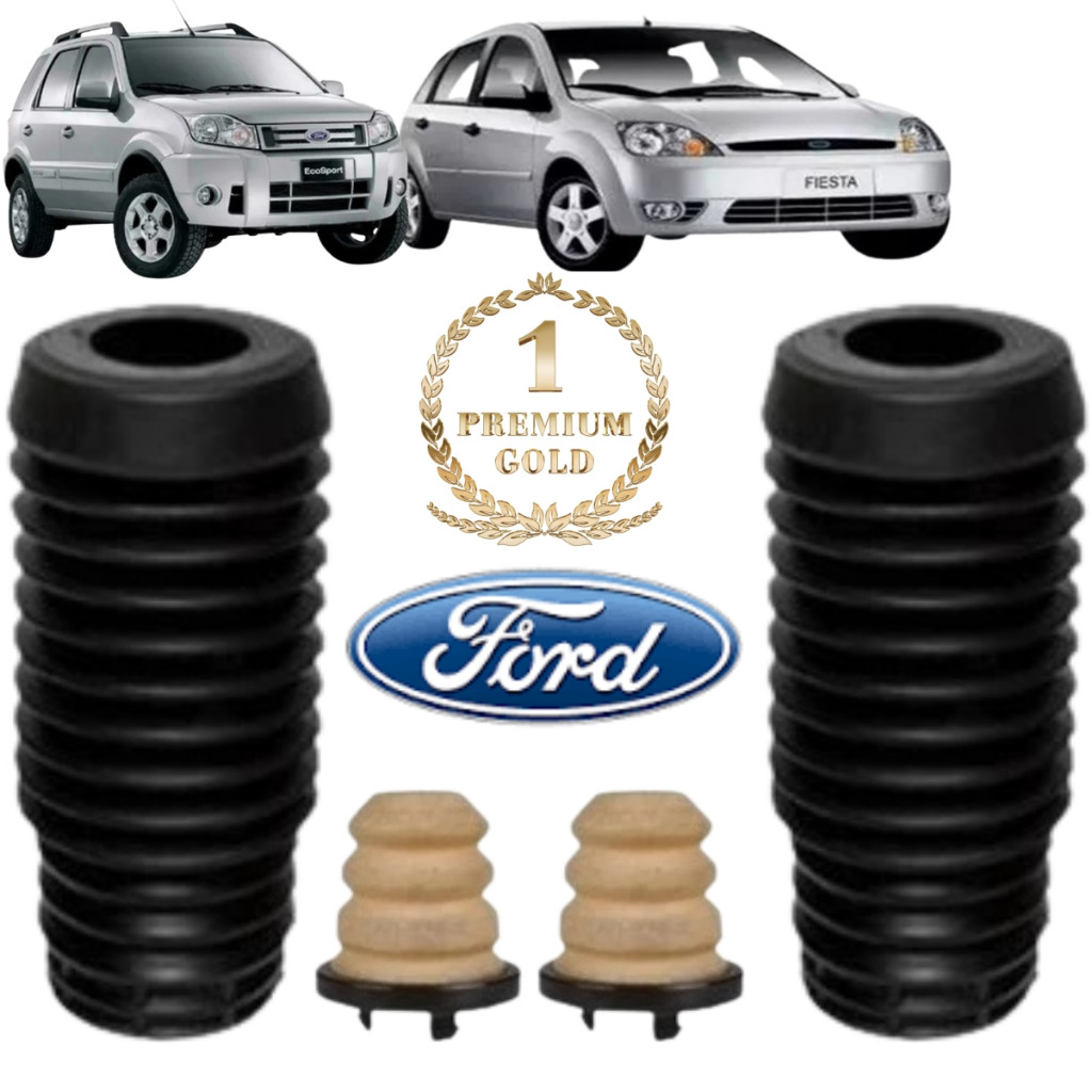 Kit Batente e Coifa Amortecedor Dianteiro Ford Fiesta 2002 a 2012 Ecosport 2003 a 2012 Supercharge