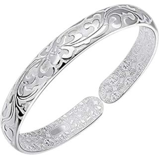 Joias Femininas, Pulseira de Prata Esterlina 925, Bracelete de Moda, Pulseiras de Corrente, Pulseira Personalizada com I