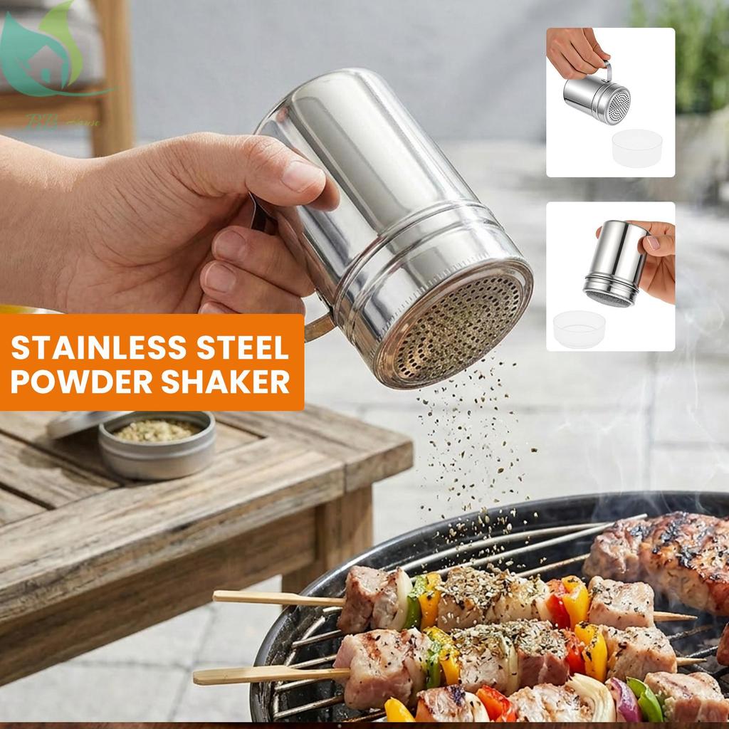 Agitador De Amido De Canela Em Pó , Farinha , Tempero , Com Ou Sem Alça , Aço Inoxidável Para Cozinha Doméstica , SHOPQJ