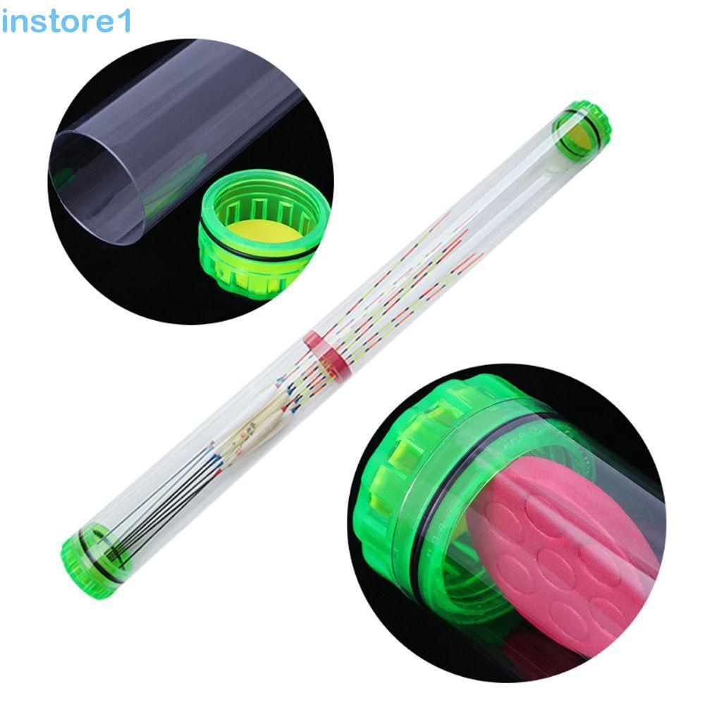 INSTORE Bobber Tubo De Plástico Flutuador Armazenamento Ferramentas De Pesca Portátil Vertical Protetor 40/50/60cm