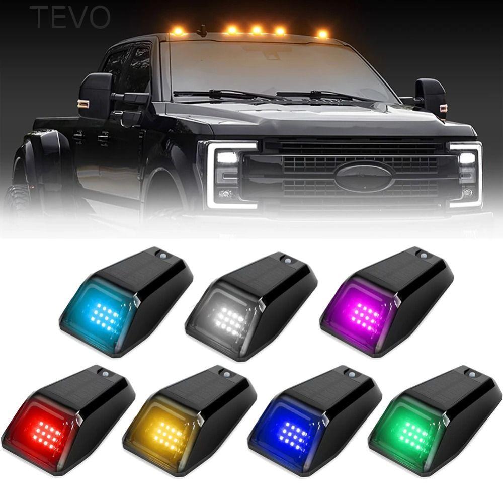 Luzes De Cabine Movidas A Energia Solar TEVO , Teto De Caminhão LED Sem Fio Resistentes Ao Desgaste , Lâmpada De Sinal P