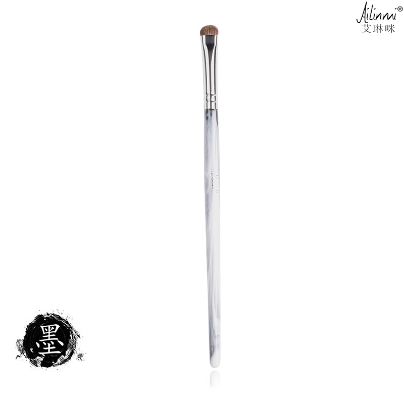 Iremy|AILINMI Ink Soul Azul Branco Pincel de maquiagem 241h Detalhe Pincel de maquiagem para os olhos Pincel de maquiage