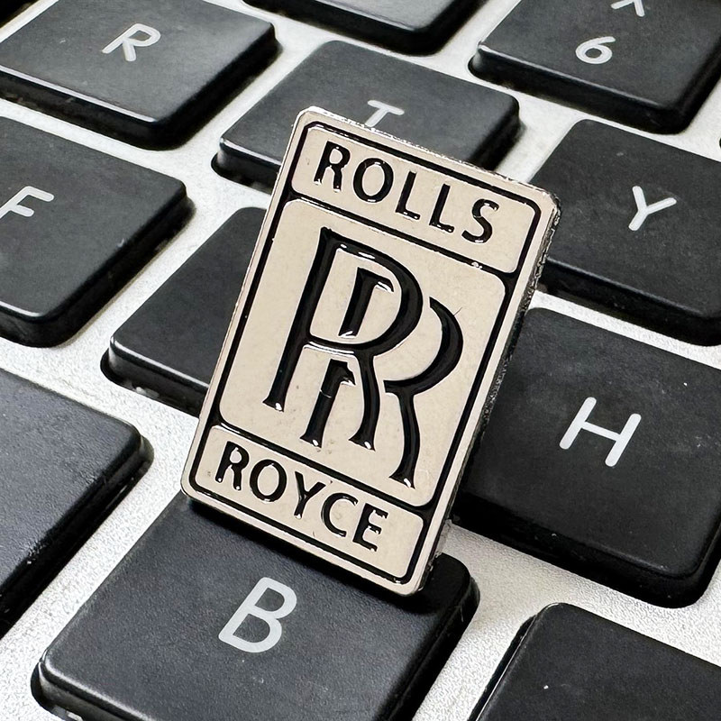 Genuíno Rolls-Royce RR Metal Avião Motor Exposição Aérea Distintivo Comemorativo Broche de Crachá de Capitão Piloto