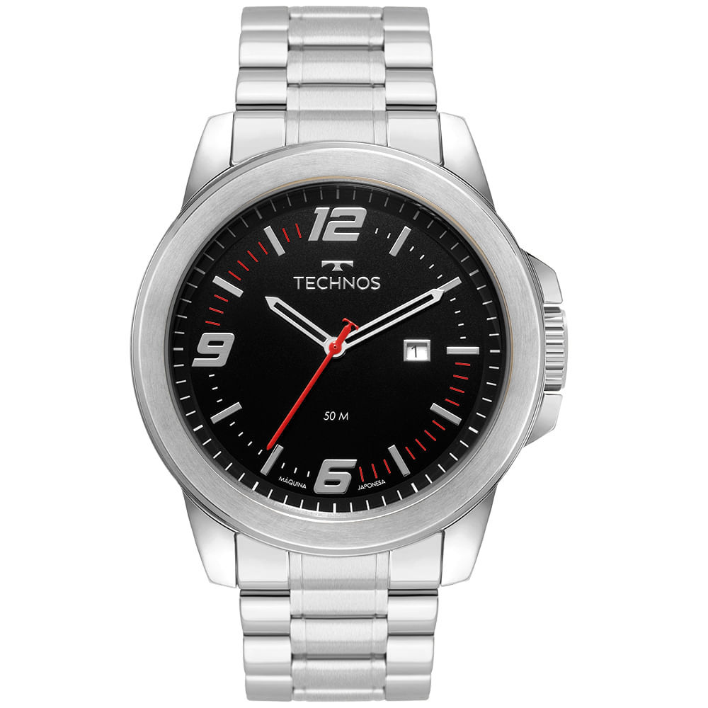 Relógio Technos Masculino Racer Prata - 2115UBI/1P