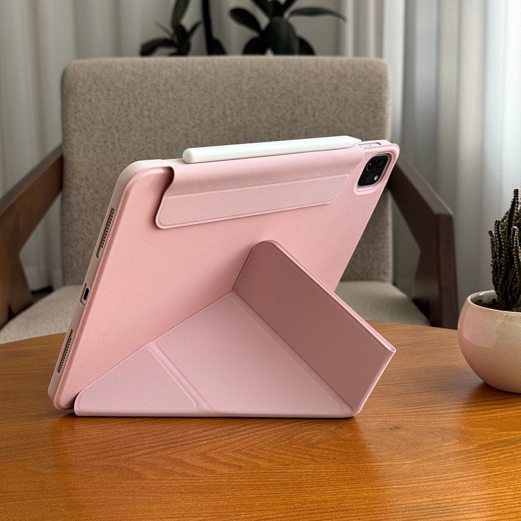 Capa Magnética Para Tablet Com Suporte Multidobra De Cor Sólida OPPO Pad 6 12.1 2026 5 Pro 5 3 Display Fosco Air5 4 3 SE