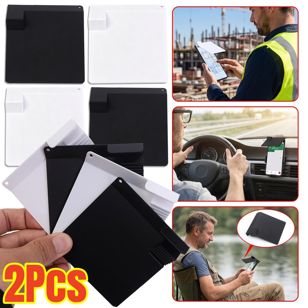 Placa De Proteção Solar Para Celular Externa Portátil , Encaixe Fácil De Instalar , Placas Anti-Reflexo De Tela De Naveg