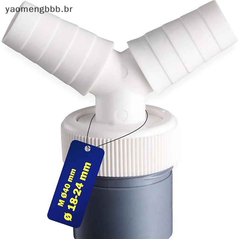 [yaobb] Adaptador De Drenagem Para Máquina De Lavar Louça De Três Vias Dois Em Um Conector Conversor Extensão Mangueira