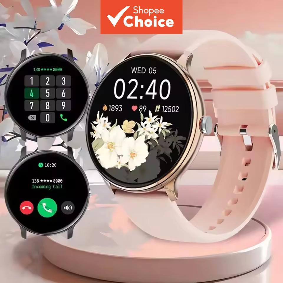 Novas Mulheres SmartWatch Bluetooth Chamada Senhora Relógios Esportes À Prova Dwaterproof Água Monitor De Sono Relógio I