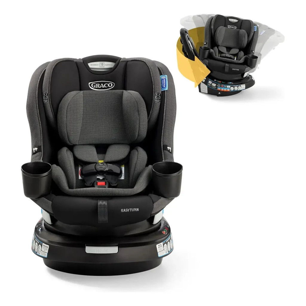 Graco 2216077 - Cadeira De Bebê Booster Preto 360o