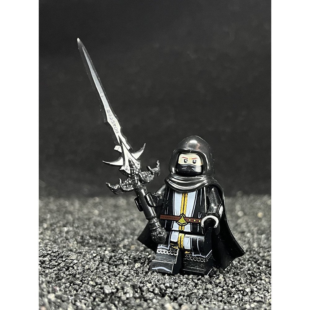 Figuras de Blocos de Montar Chineses, Cavaleiro Caçador de Demônios Antigo, Soldado Miniatura de Blocos de Montar de Ter