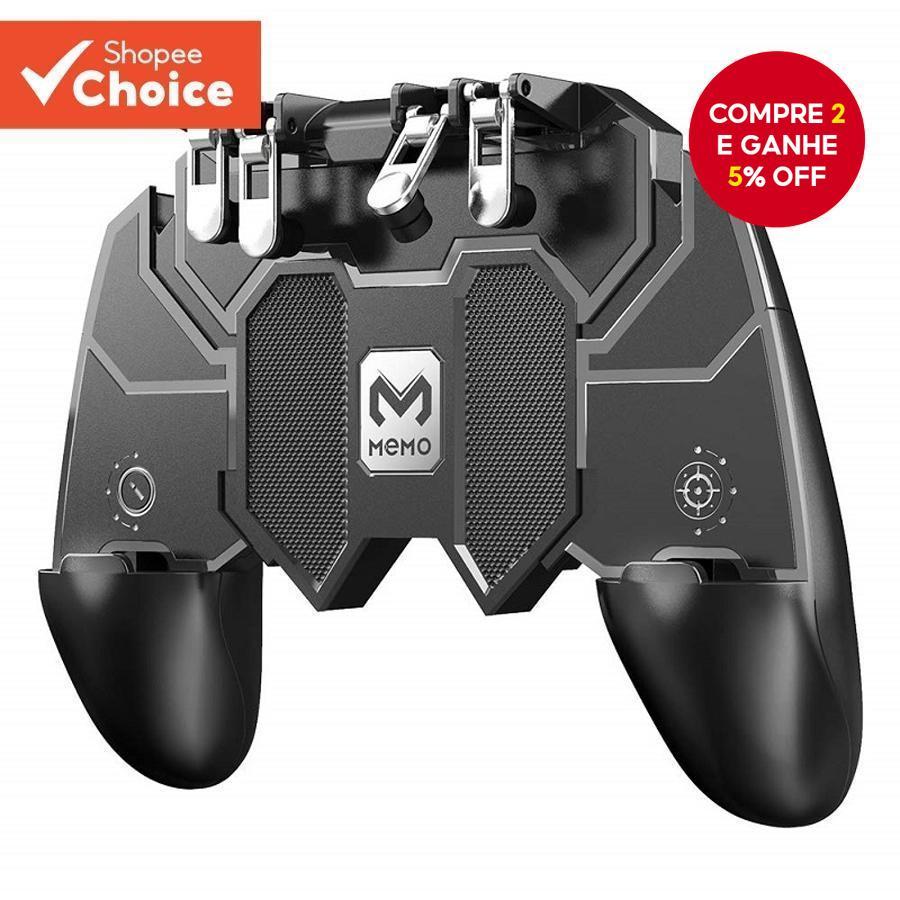 Controle Sem Fio Para Celular Pubg Gamepad Joystick Android Gatilho Controlador Mão