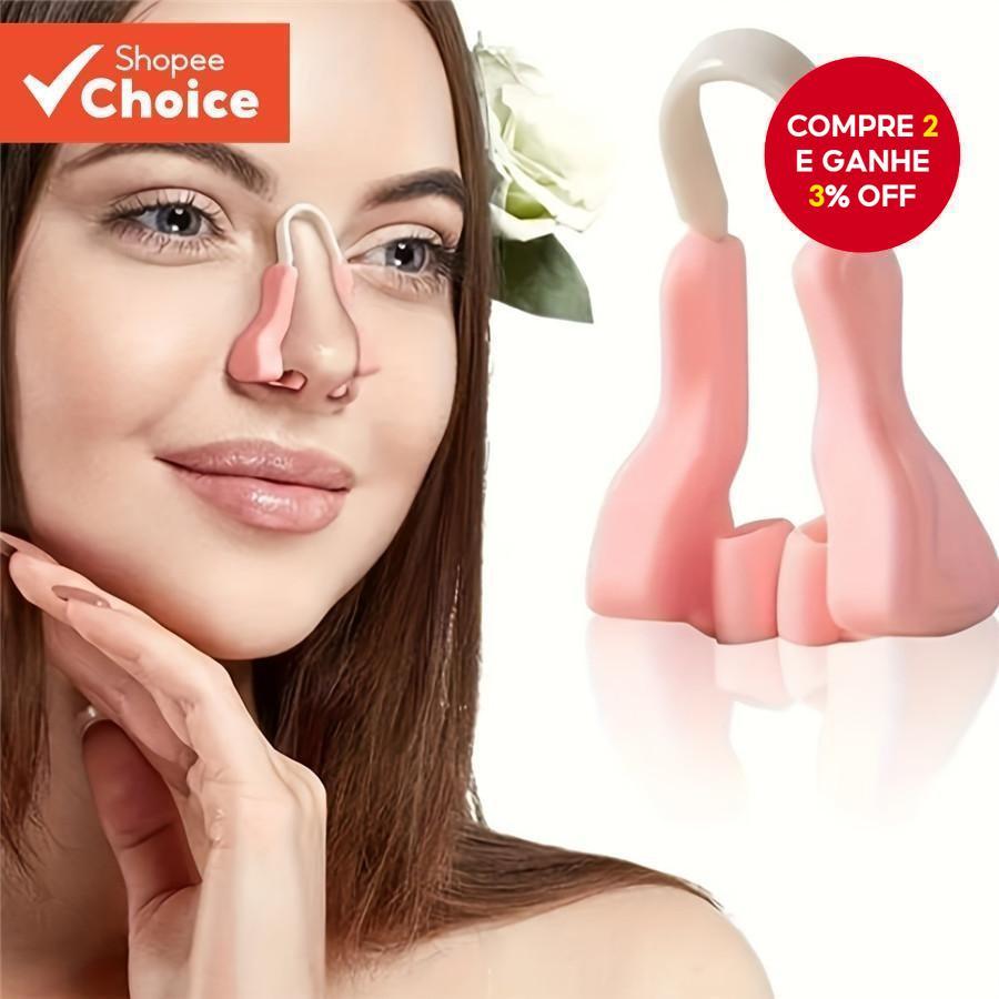 Corretor De Nariz De Silicone Macio Largo , Massageador Em Formato , Adequado Para Homens E Mulheres