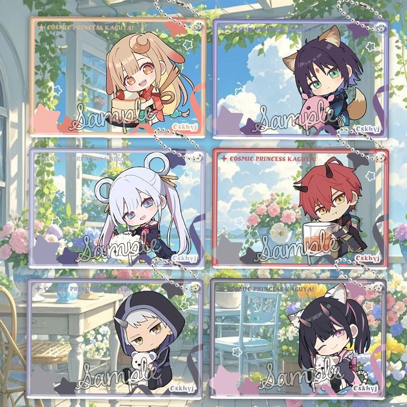 Chaveiro De Cartão Transparente , Princesa Cósmica , Kaguya , Disponível , Iroha Sakayori , Acrílico , Yacio Runami , Pi