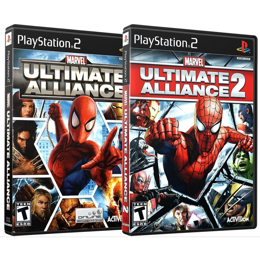 Coleção Marvel Ultimate Alliance (2 Jogos) - PS2