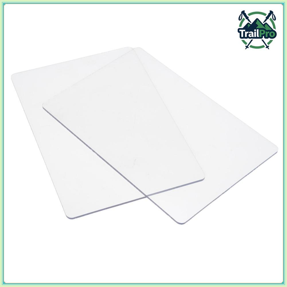 TrailPro Almofadas de corte e vinco LUCKDANO A5 para máquina de gravação - placas de plástico de policarbonato premium,