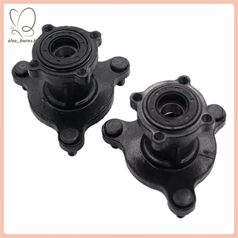 [elva_burns.br] Cubos De Aro De Roda De Freio Dianteiro , Rodas De Peças De Kart , Cubo Dianteira Com 3 Parafusos De Rol