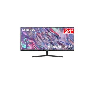Monitor Samsung ViewFinity S5 34” UWQHD VA LS34C500GALMZD 100Hz 5(GTG) HDMI Headphone Display Port