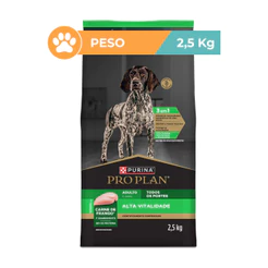 Ração Pro Plan Frango Alta Vitalidade Cães Adultos 2,5kg
