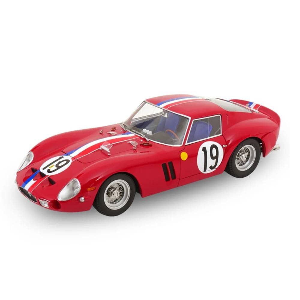 Miniatura Carro Ferrari 250 GTO - #19 Noblet / Guichet - 2nd 24h Le mans (1962) - 1:12 - KK Scale
