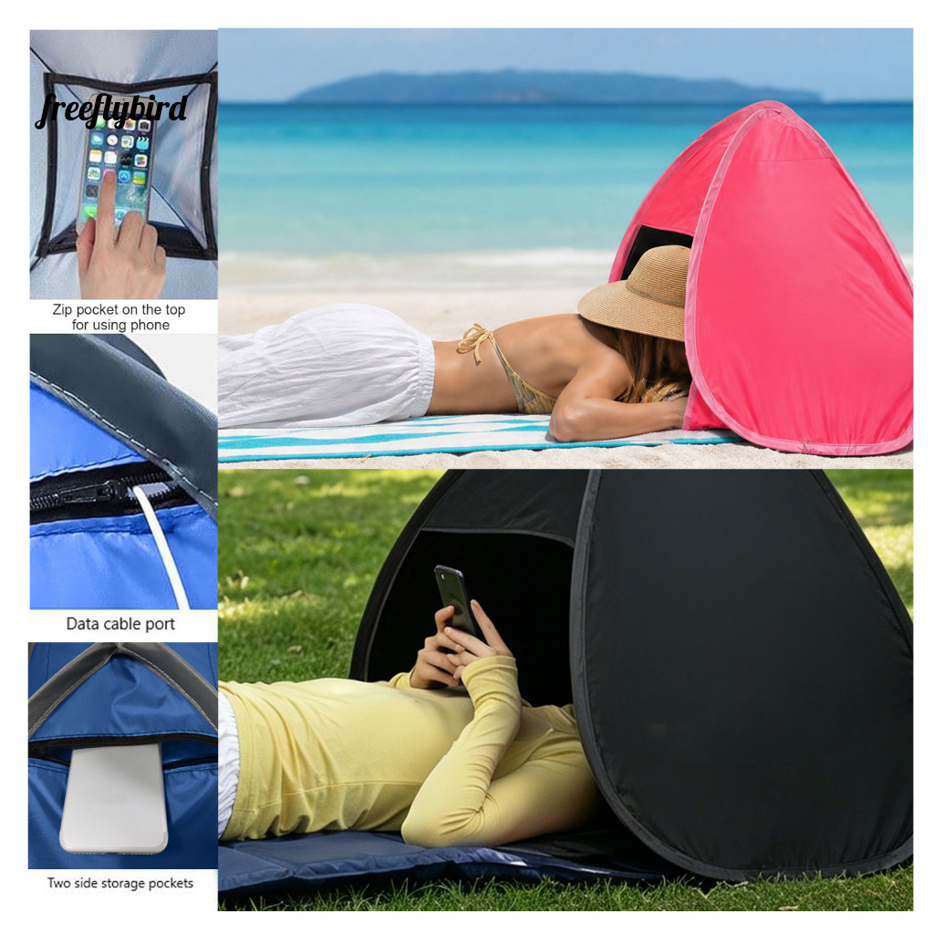 Outdoor Head Tent Sunproof Shelter Mini Pop-up Beach Instant Automatic Sun Shade Canopy Portable Uv Protection for Campi